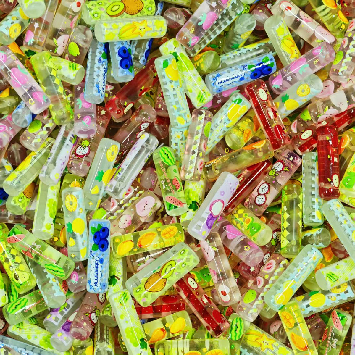 Acrylic beads - Fruit special beads (for beadable pens, keychains, phone chains)