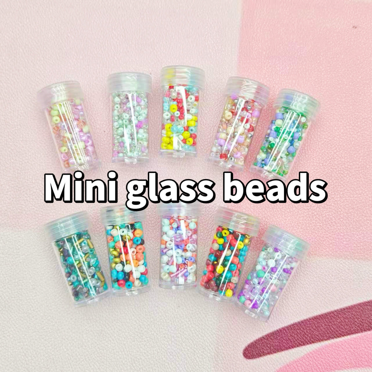 Lucky game-mini glass beads (for spacer beads ,jewelry, necklaces, bracelets)