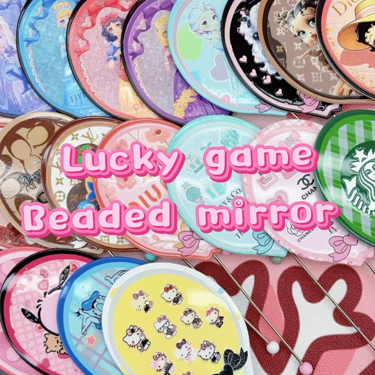 Lucky game - Beaded mirror