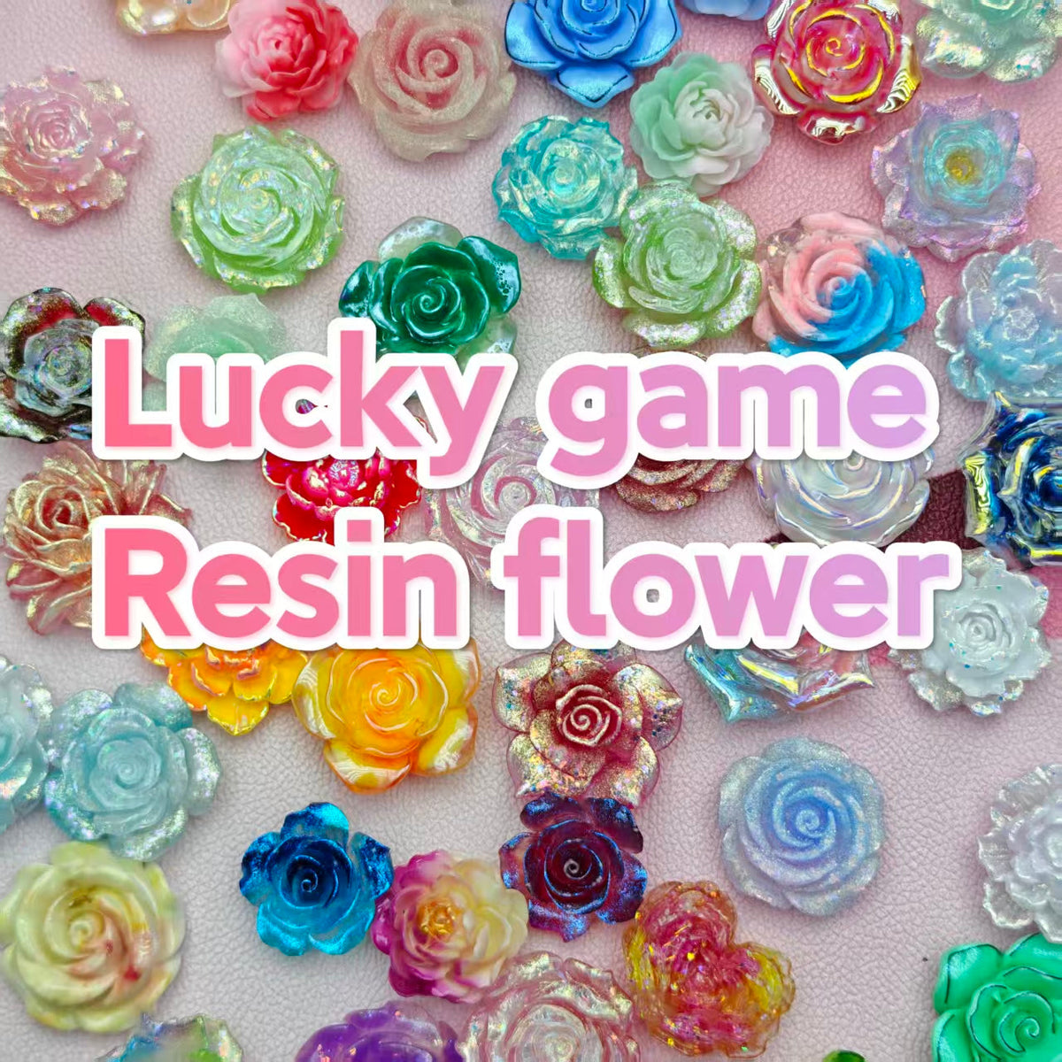 Lucky game-Resin flower&more (all glowing the dark)