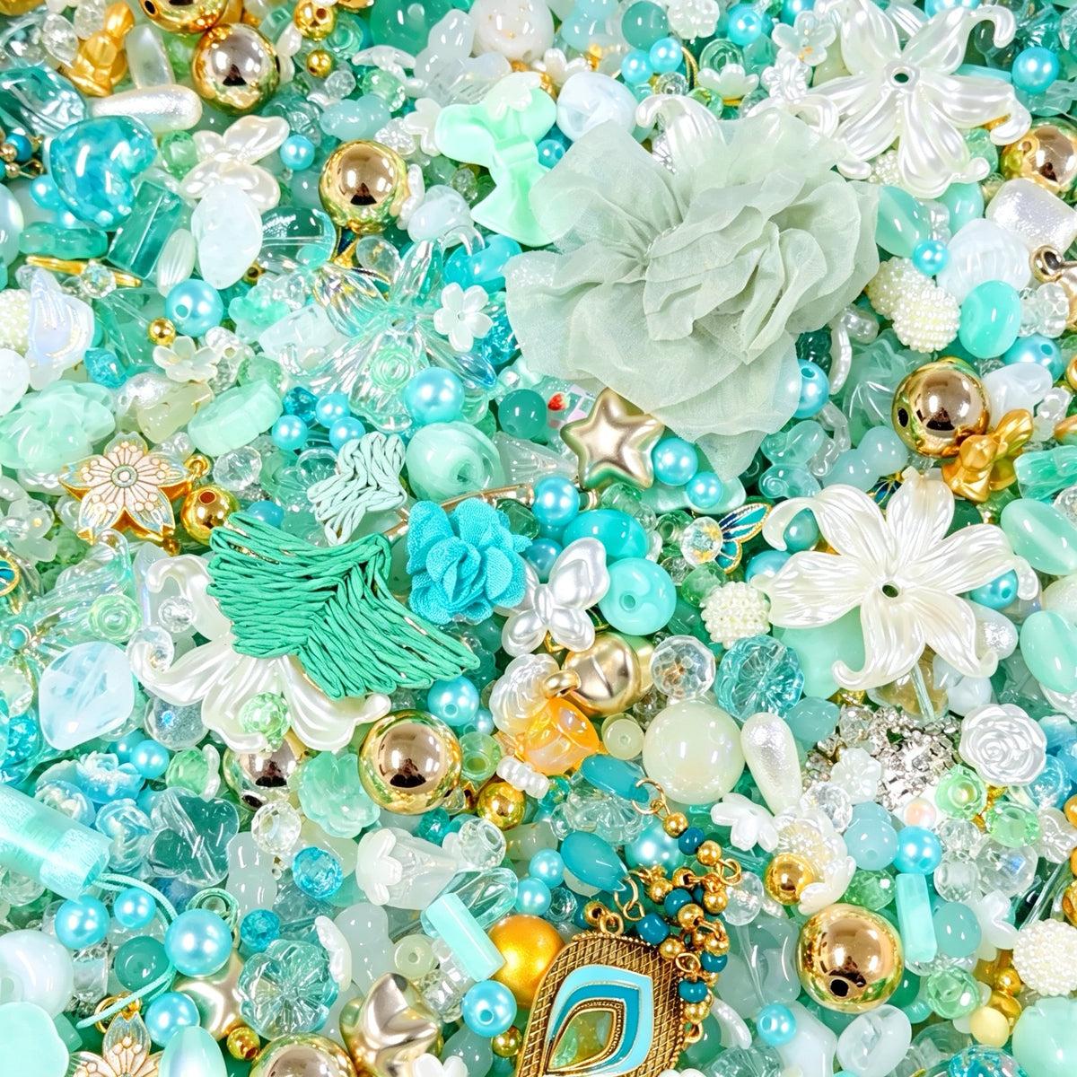 (last 4)Big sale! Acrylic beads - Tiffany Garden (for keychains, phone chains,bracelet, necklace)