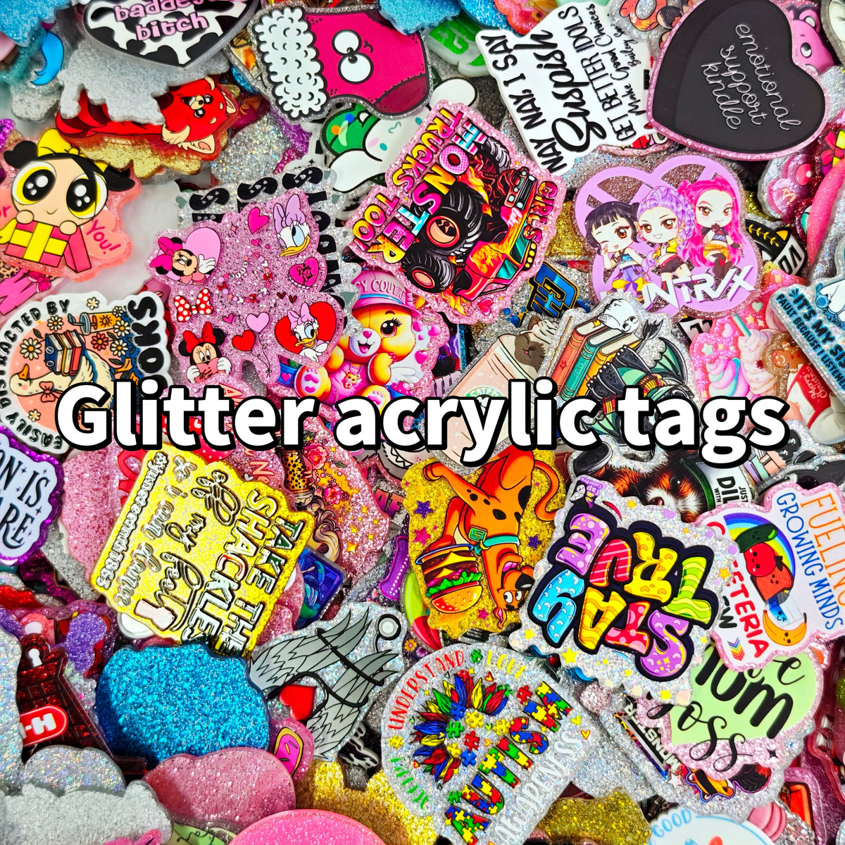 Lucky Game-Glitter tags