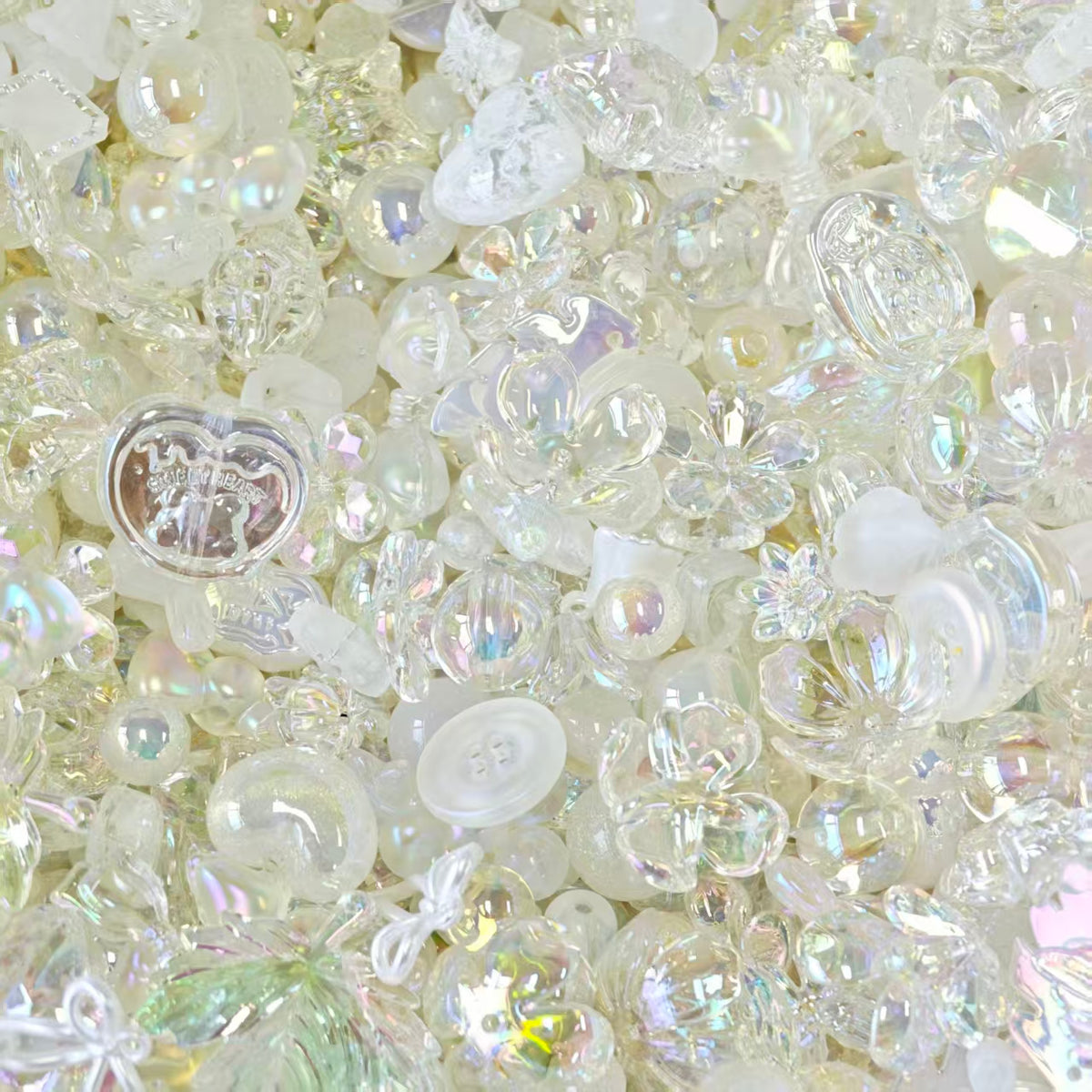 Big sale! Acrylic beads -Clear(for keychains, phone chains,bracelet, necklace)