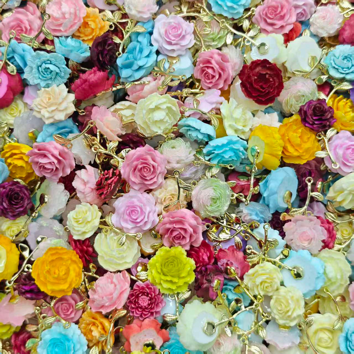 Roses pendent (for beadable pens, keychains, phone chains)