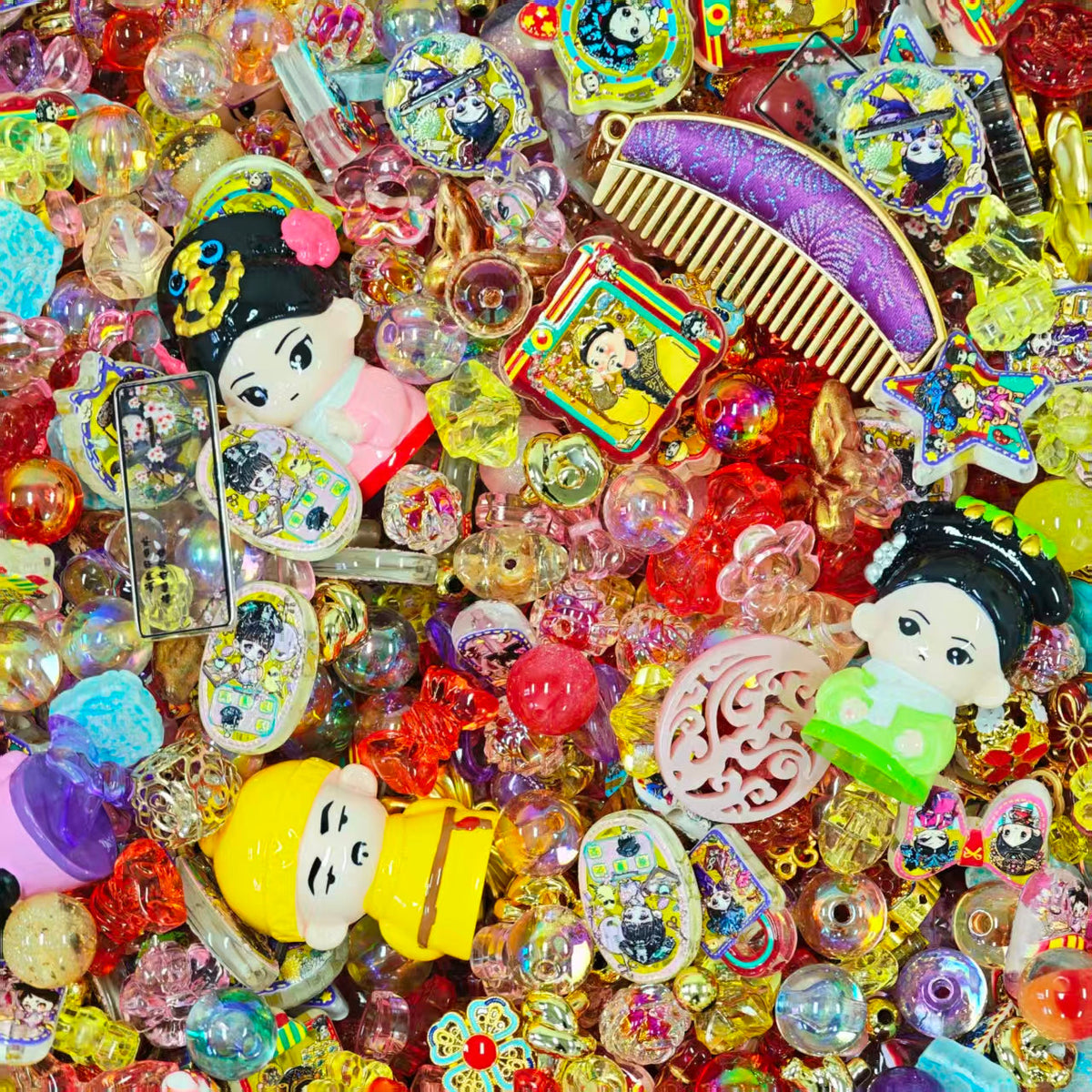 Acrylic beads - Empresses in the palace (for beadable pens, keychains, phone chains)
