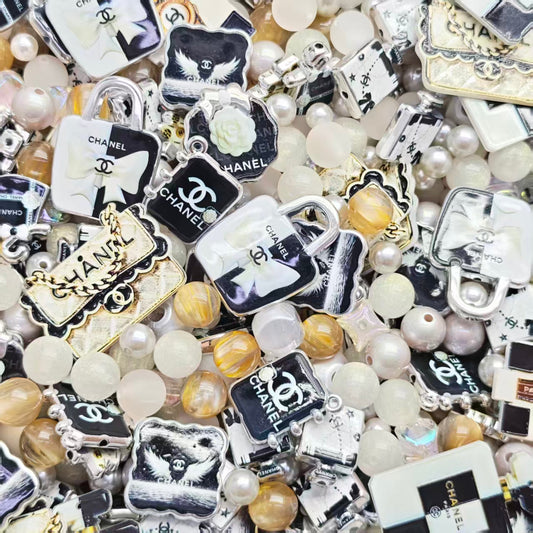 Acrylic beads - CC (for beadable pens, keychains, phone chains)