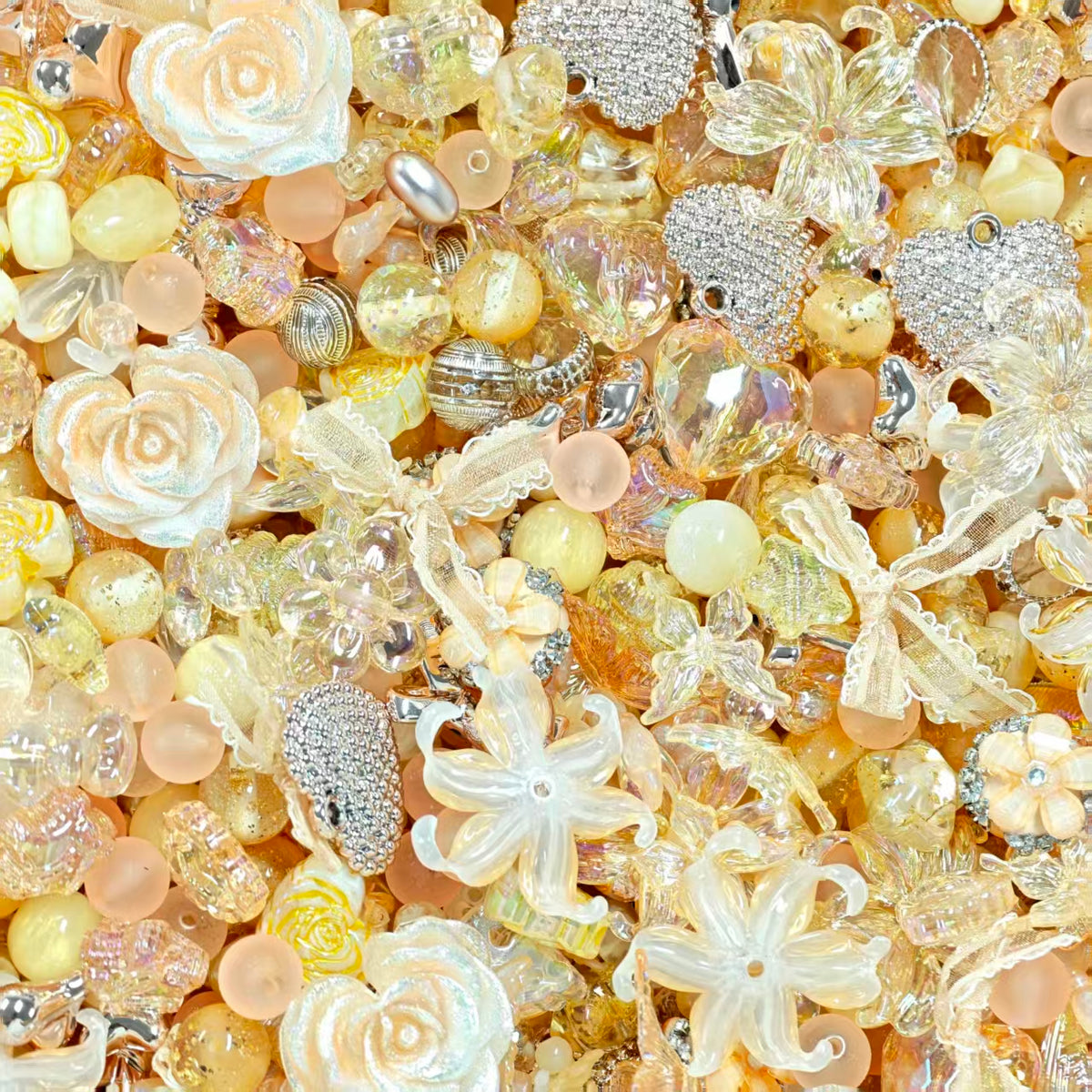Big sale！ Acrylic beads -Champagne(for keychains, phone chains,bracelet, necklace)
