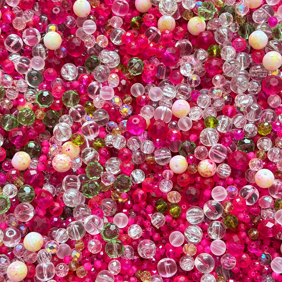 Big sale！ Blingbling glass beads - Rose Dew (for keychains, phone chains,bracelet, necklace）