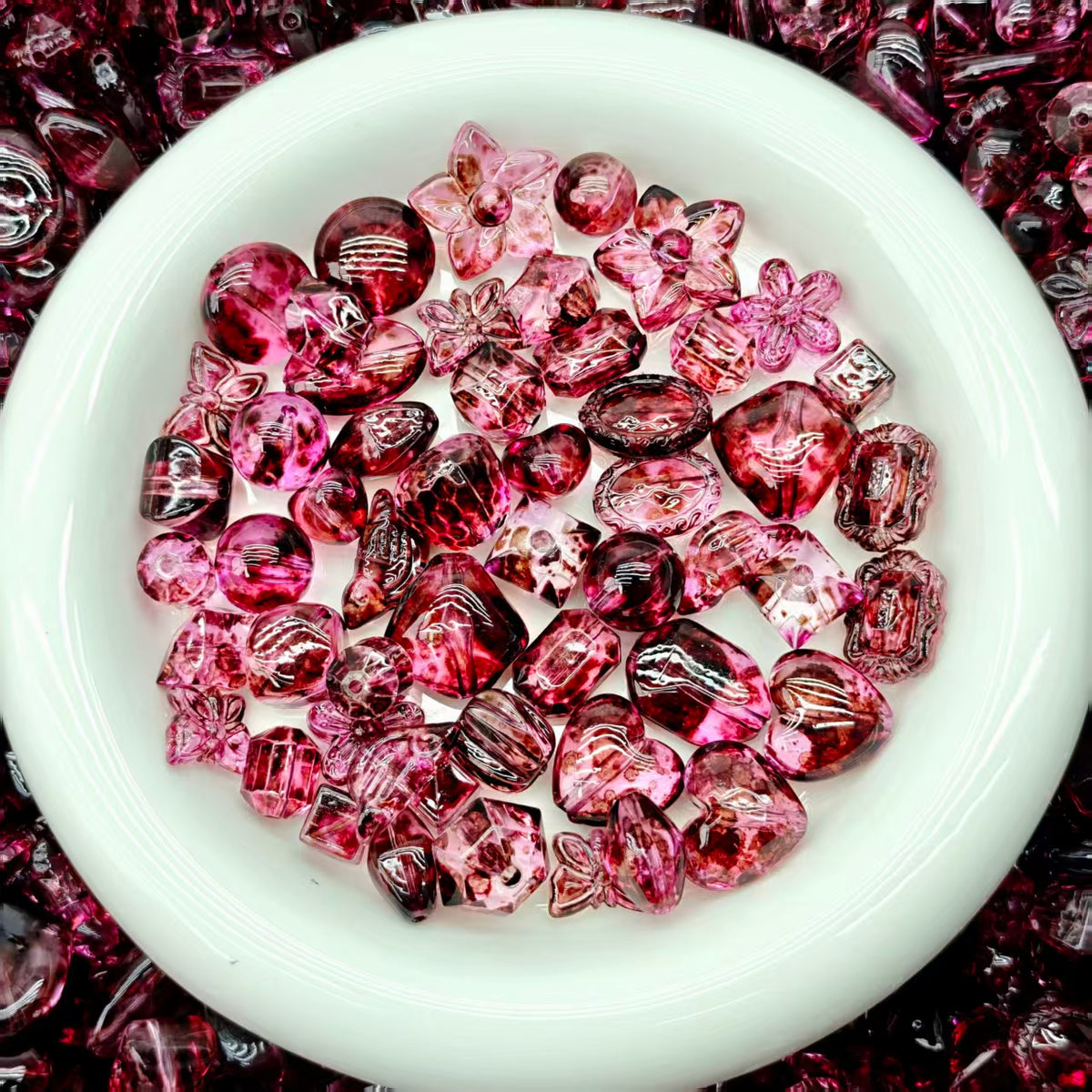 Big sale！ Acrylic beads -Hot leopard(for keychains, phone chains,bracelet, necklace)