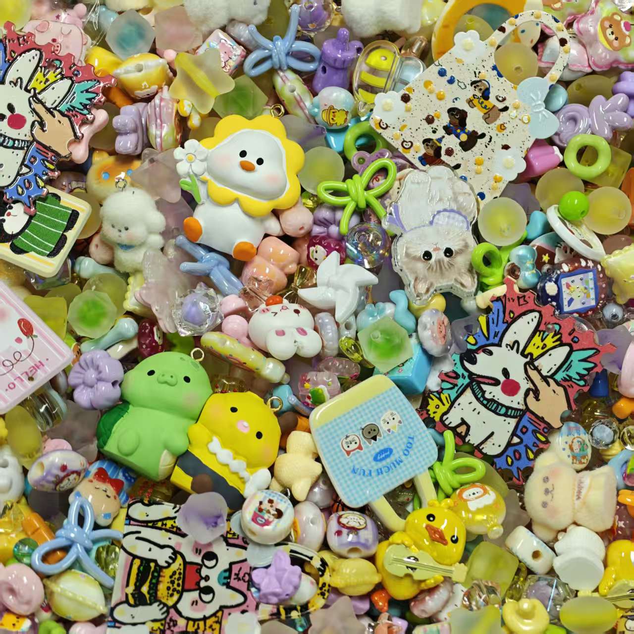 Big sale! Acrylic beads -Cartoon Critter(for beaded pen keychains, pho ...