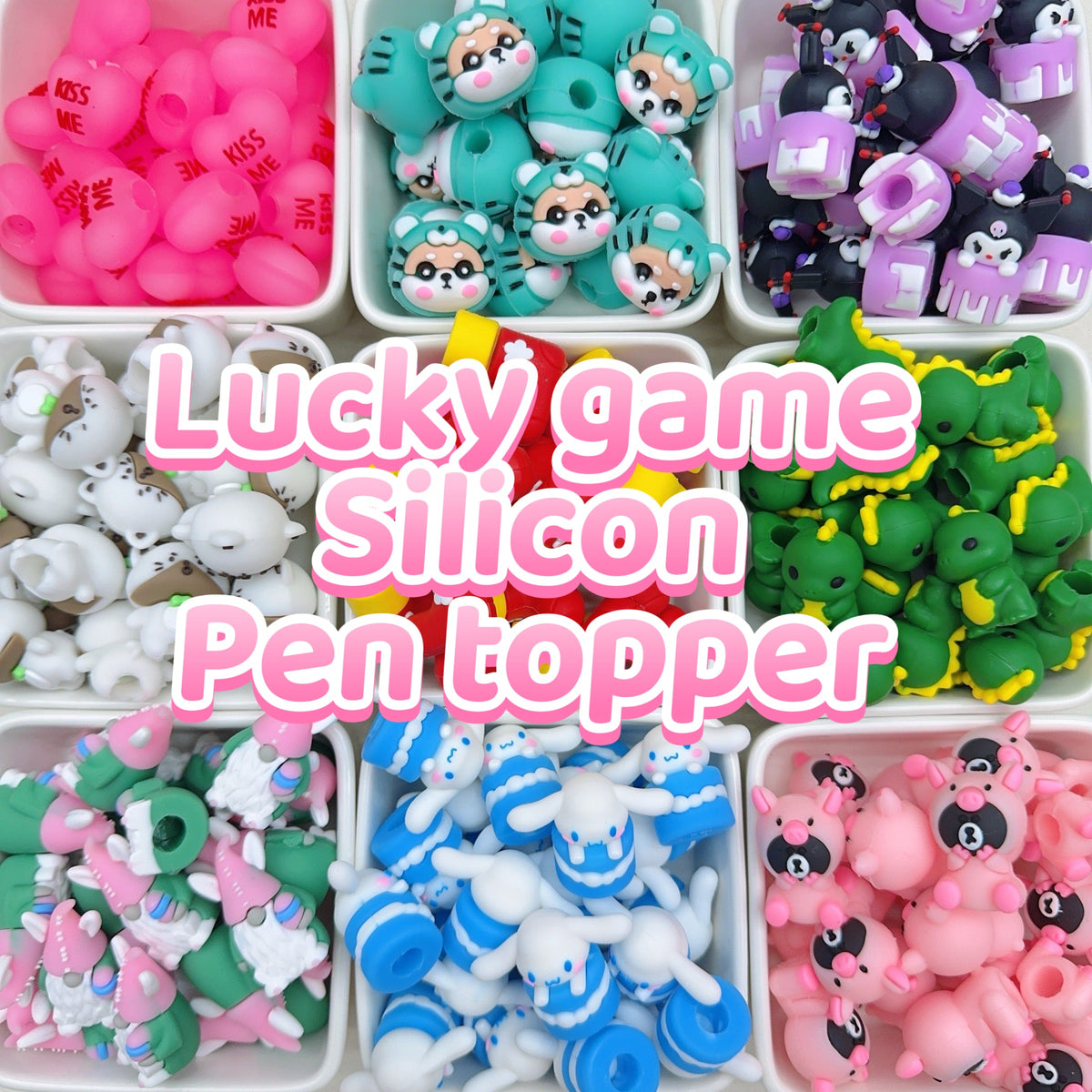 Lucky game - Silicon pen topper