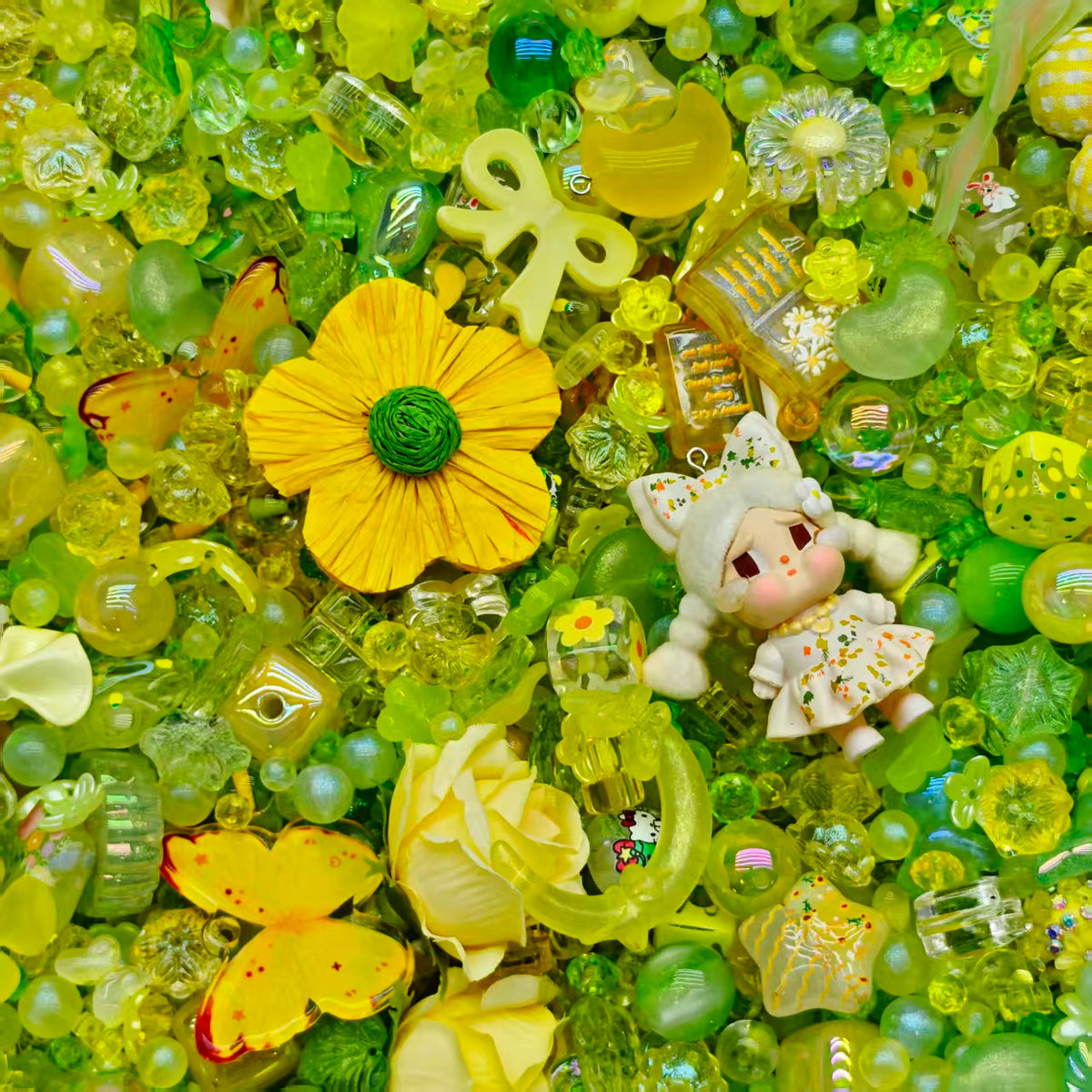 Big sale！ Acrylic beads -Spring(for keychains, phone chains,bracelet, necklace)