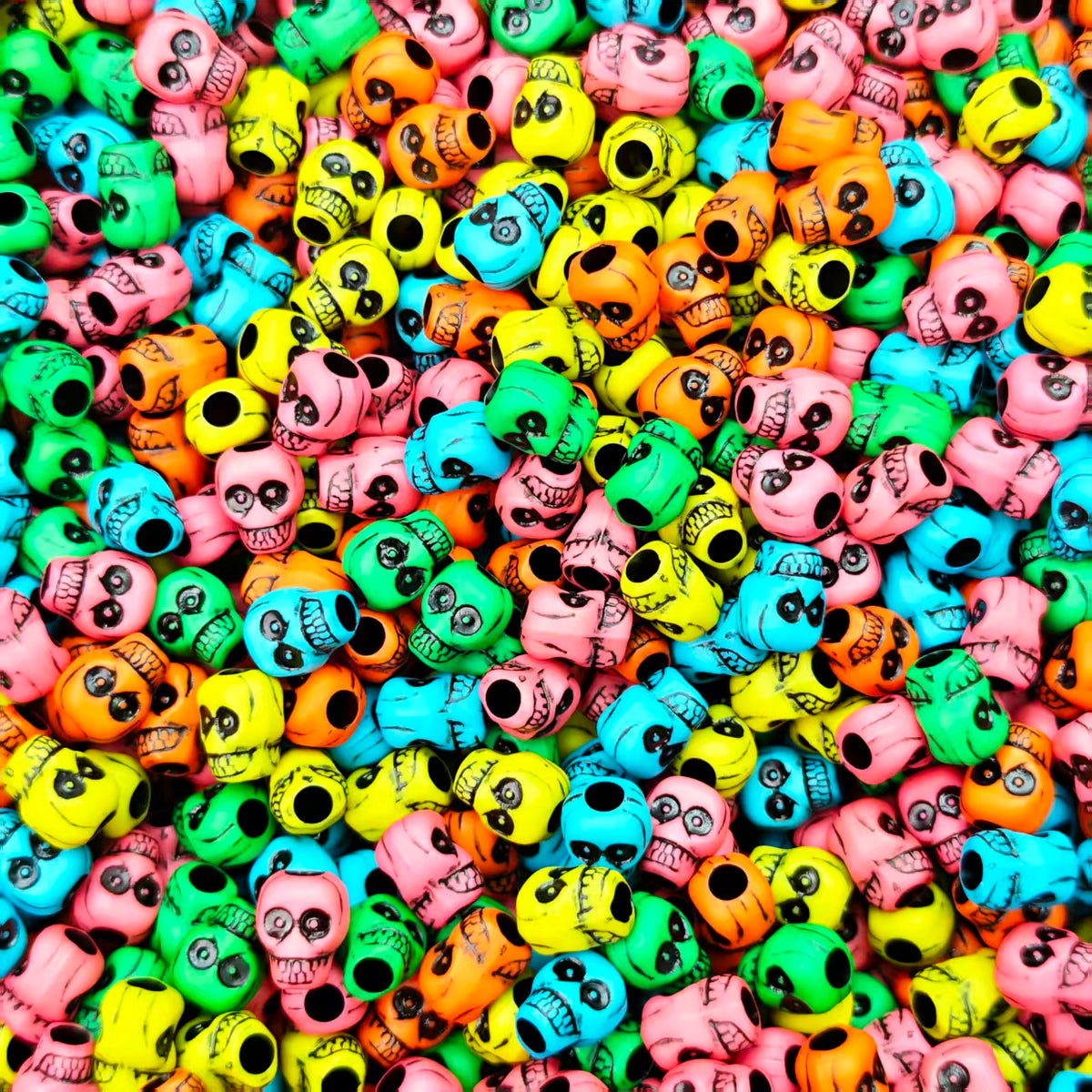 Big sale！ Acrylic beads - mini skull(for keychains, phone chains,bracelet, necklace）