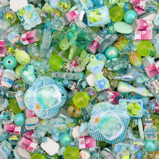 (BOGO)Acrylic Beads -Summer seaside(for beaded pen, keychains, phone chains)