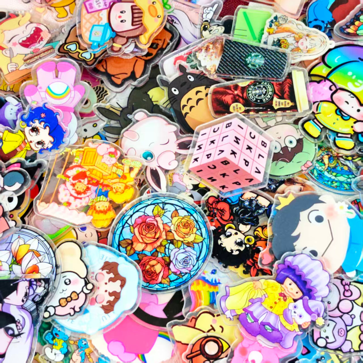 Big sale! 7.5cm big acrylic tags