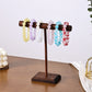 Tool-Tier Wooden T-Bar Bracelet Display Stand