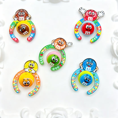 Acrylic beads set /1 bag (10 sets)(for beaded pen, keychains, phone chains, bracelet, necklace)