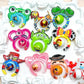 Acrylic beads set /1 bag (10 sets)(for beaded pen, keychains, phone chains, bracelet, necklace)