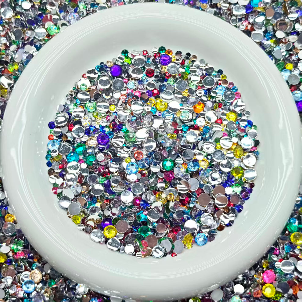 (last 3)Big sale ! Rhinestone - 2-6mm Rainbow (for diamond painting, n ...