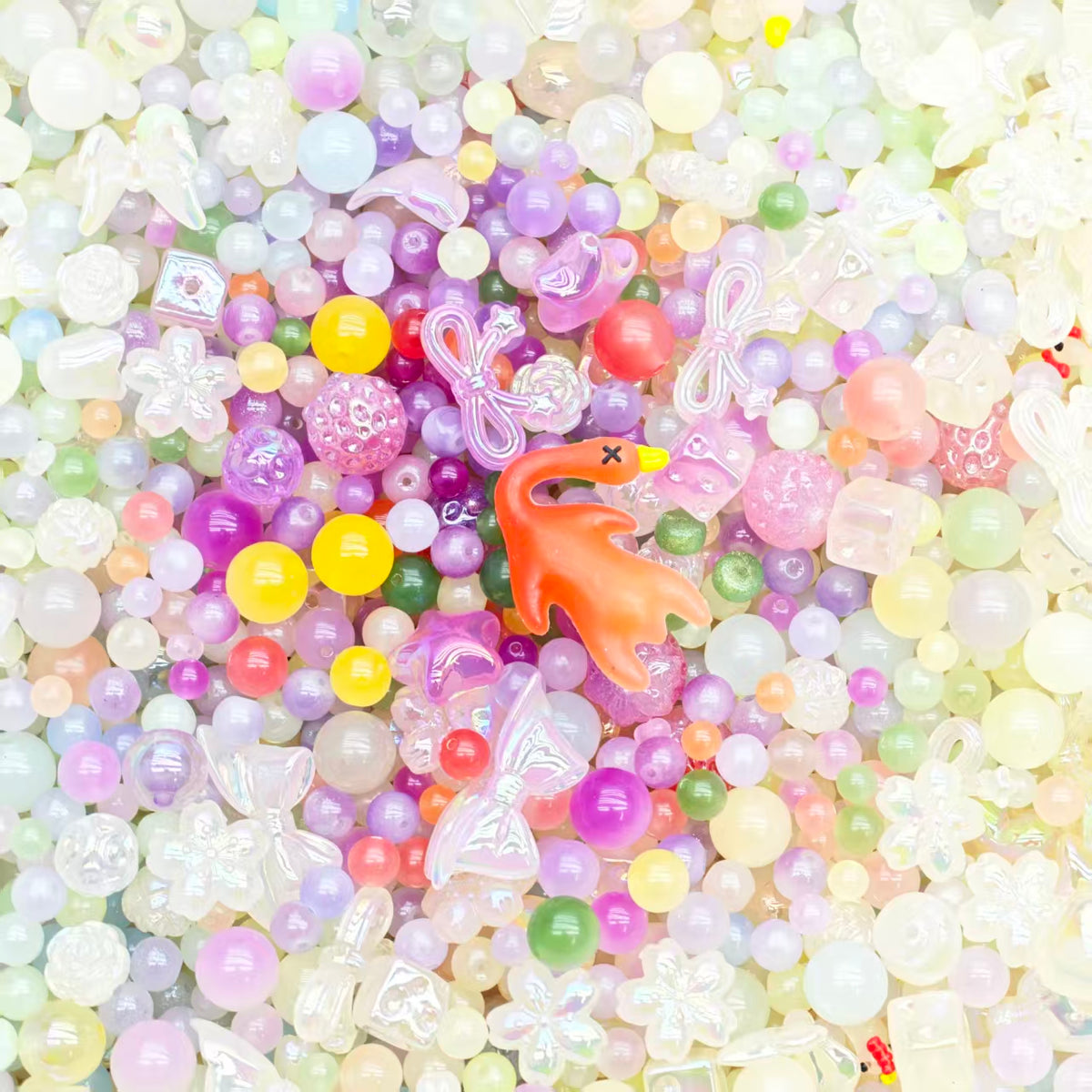 Big sale！ Acrylic beads -Color changing mix (for keychains, phone chains,bracelet, necklace）