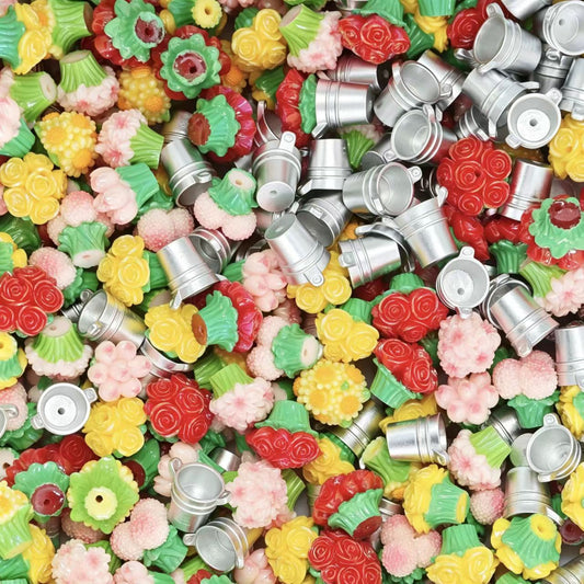 3D figures-Garden pot (for beaded pen, keychains, phone chains)