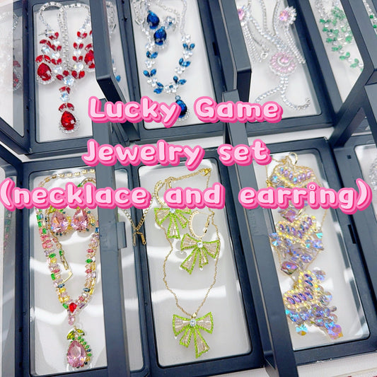Lucky game - Jewelry set (necklace and earring)