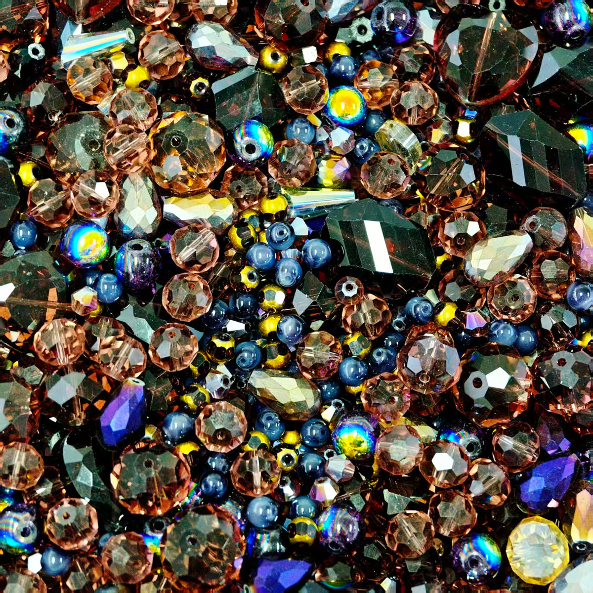 Big sale！ Blingbling glass beads -Galaxy (for keychains, phone chains,bracelet, necklace）