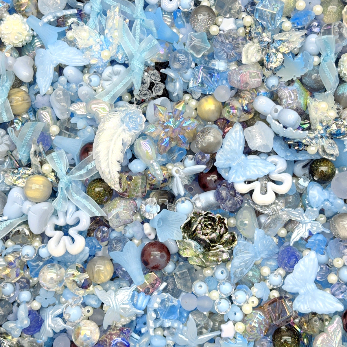 Big sale！ Acrylic beads - Sky blue (for keychains, phone chains,bracelet, necklace)
