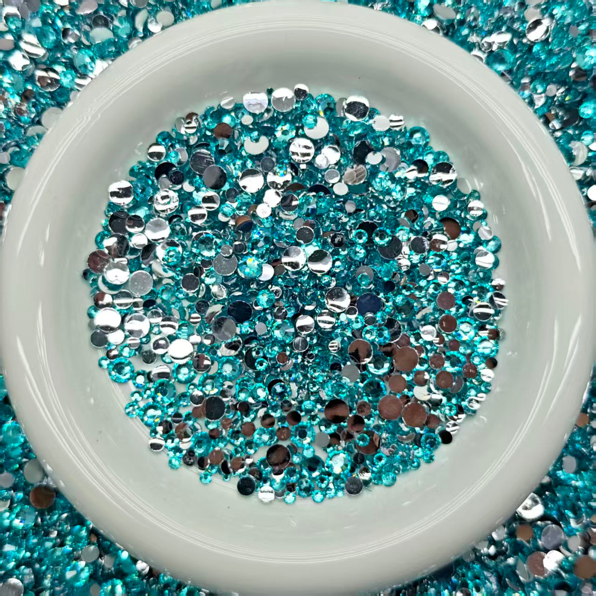 （last 3）Big sale ! Rhinestone - 2-6mm Angle blue (for diamond painting, nail art etc)