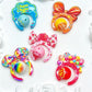 Acrylic beads set /1 bag (10 sets)(for beaded pen, keychains, phone chains, bracelet, necklace)