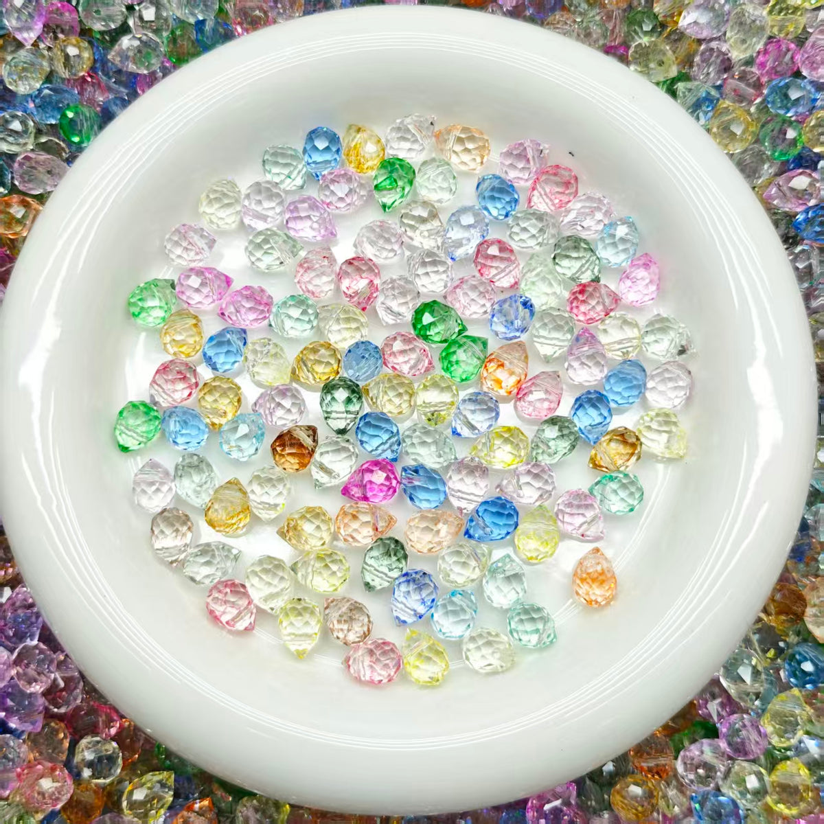 High quality Blingbling glass beads -8mm strawberry (for keychains, phone chains,bracelet, necklace）