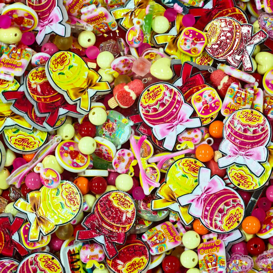 Acrylic beads - Lollipop2.0 (for beadable pens, keychains, phone chains)